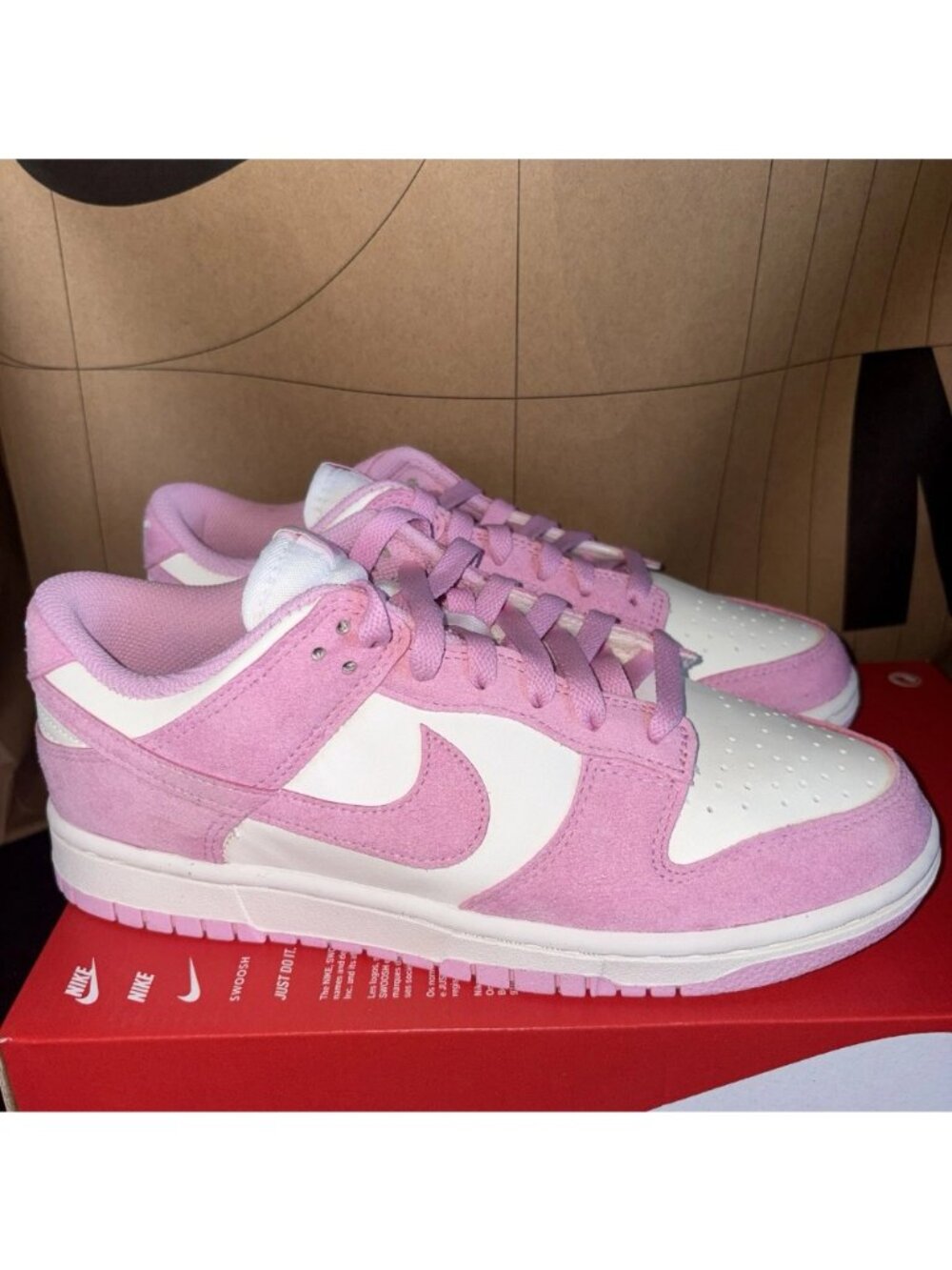 *NEW* Nike Dunk Low Next Nature Sail / Pink Rise HJ7673 101 Women Size 8